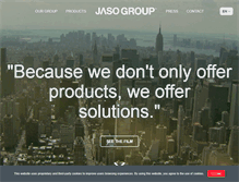 Tablet Screenshot of jasogroup.com